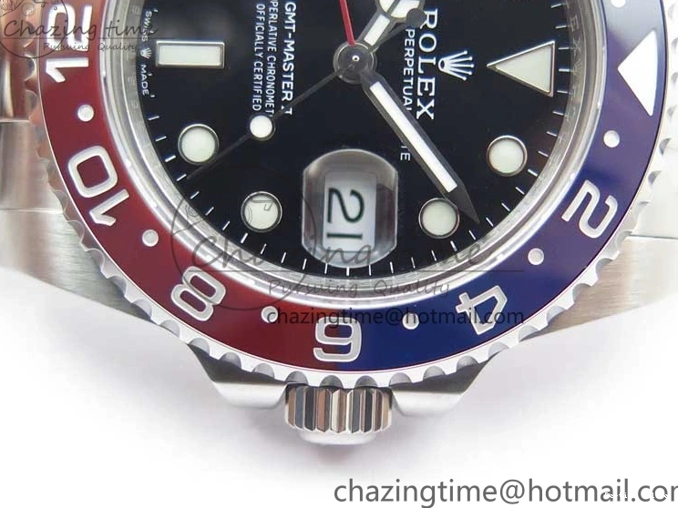 0407 Stylish GMT-Master II 126710 BLRO 904L BP Maker 1:1 Best Edition Black Dial On 904L Oyster Bracelet A3285 (Correct Hand Stack) 2521